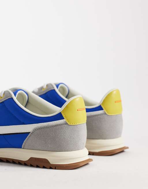 BOSS Orange zayn low sneakers in blue, 2 of 5