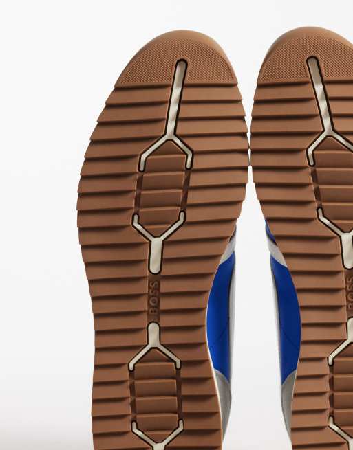 BOSS Orange zayn low sneakers in blue, 5 of 5