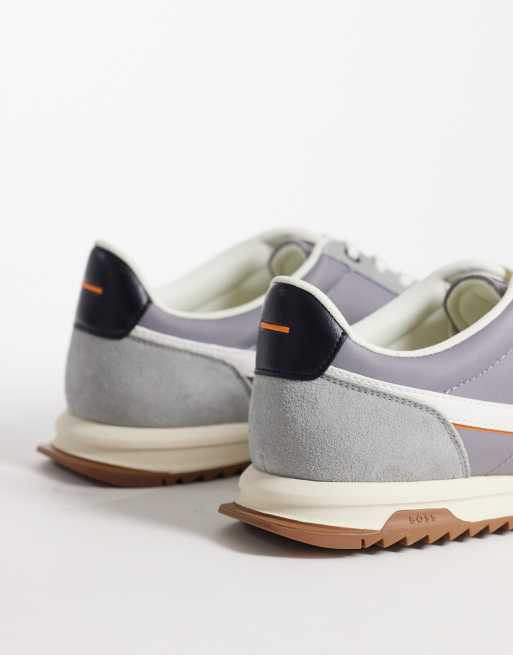 BOSS Orange - Zayn - Mellemgrå lave sneakers, 2 af 5