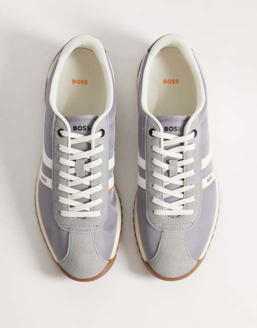 BOSS Orange - Zayn - Mellemgrå lave sneakers, 3 af 5