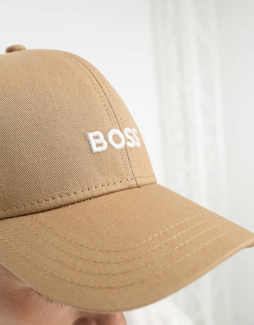 BOSS Orange – Zed – Baseballkappe in Mittelbeige mit Logo | ASOS