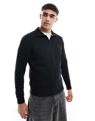 Zetrust half zip sweatshirt in black