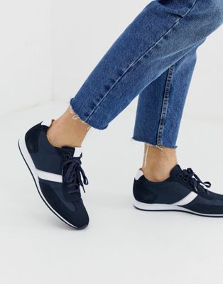 BOSS Orland Lowp in navy | ASOS