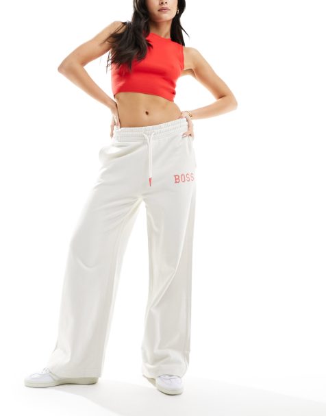 BOSS - Pantalon de jogging large - Blanc cassé - view 1
