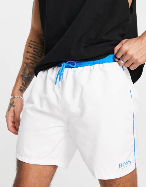 BOSS - Pantaloncini da bagno colore neutro