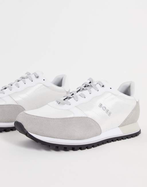 BOSS Parkour Runn trainers in white
