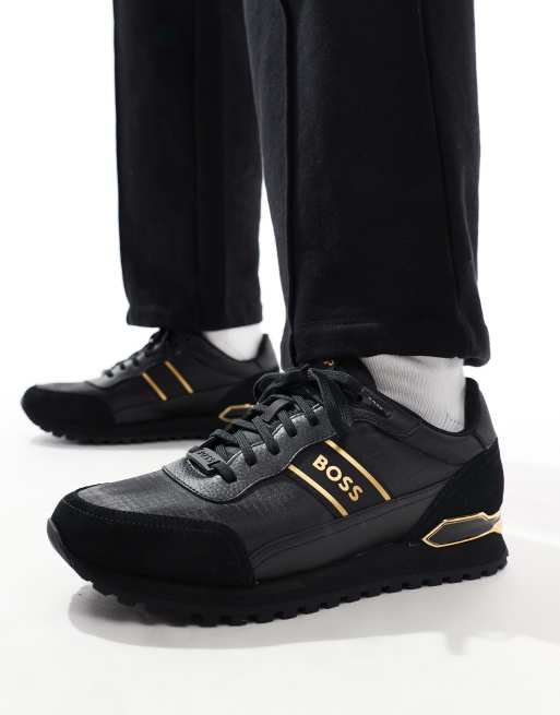 BOSS - Parkour Runner - Sneakers color nero e oro