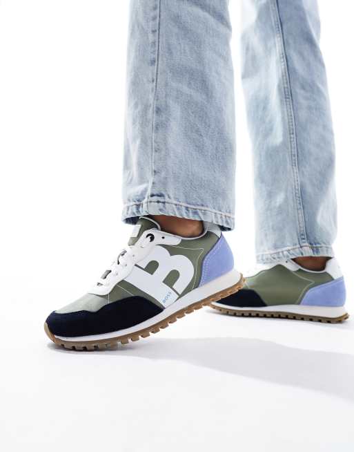 BOSS Parkour runner sneakers in green