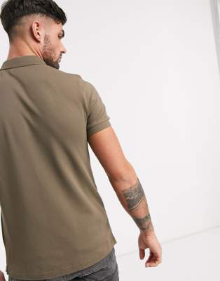 boss passenger polo khaki