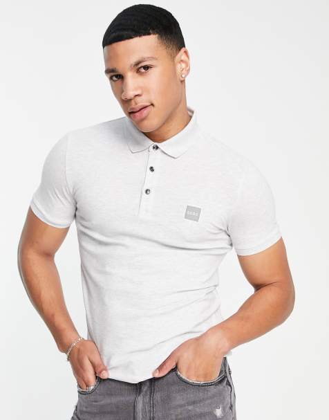 BOSS Passenger polo in off white   - view 1