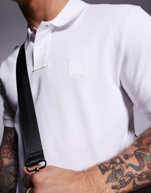 BOSS - Passenger - Polotop i hvid, 2 af 4