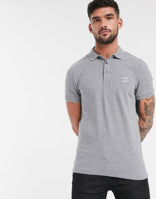 BOSS Passenger slim fit logo polo in 