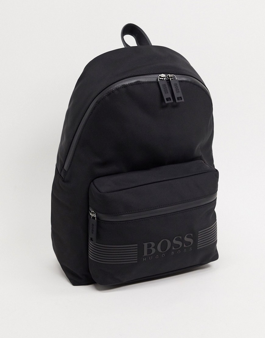 BOSS pixel backpack-Black