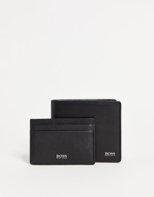 BOSS plain logo wallet and cardholder gift set, 2 of 4