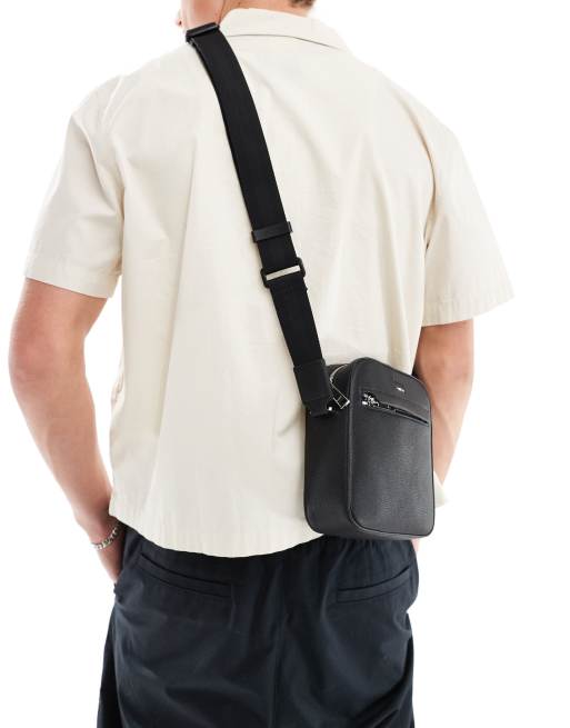 BOSS - Ray Box - Sac bandoulière en imitation cuir - Noir, 2 de 4