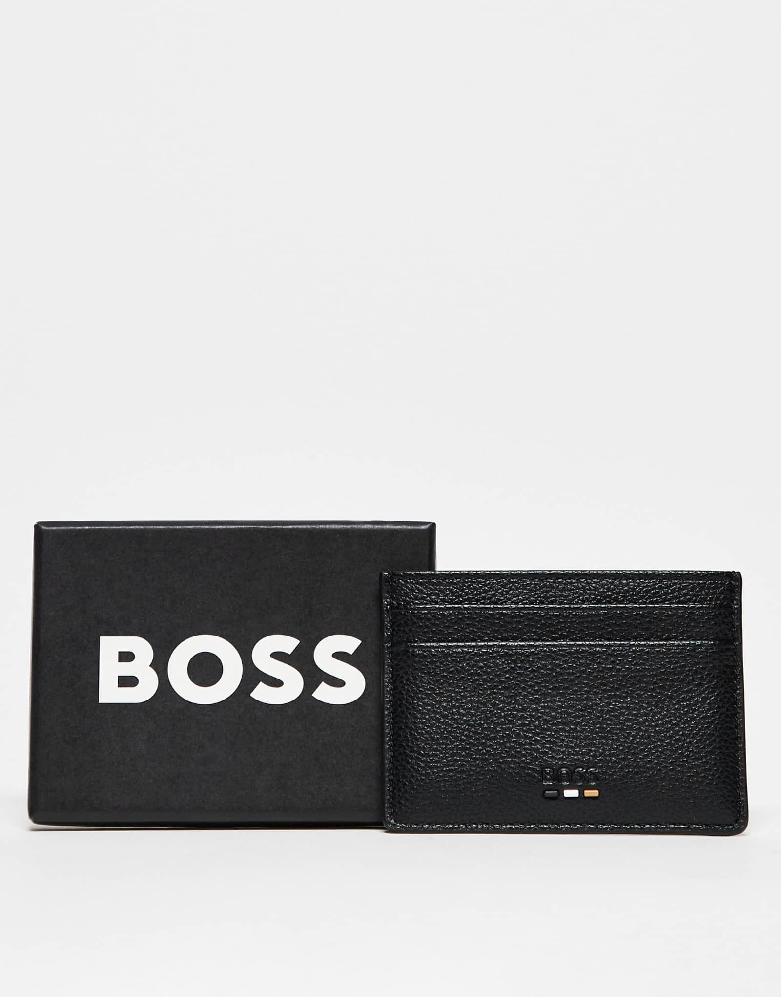 Держатель для карт Boss Ray черного цвета с логотипом flag