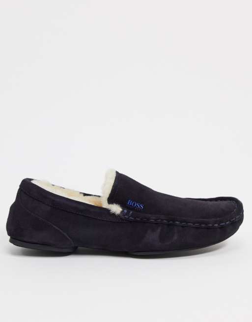 BOSS Relaced moccasin slippers ASOS