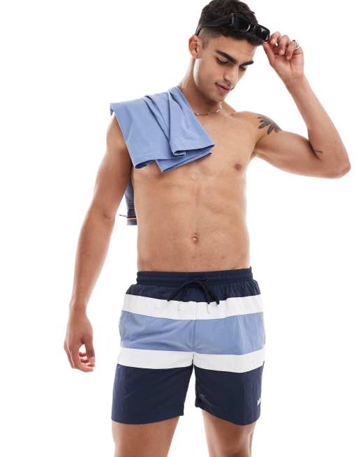BOSS Rico swim shorts in blue