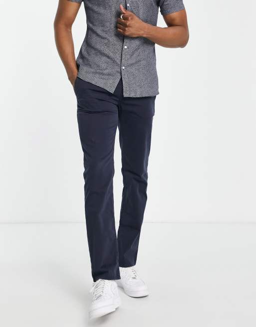 BOSS - Schino - Chino slim blu scuro