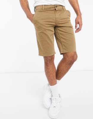 boss schino slim fit chino shorts