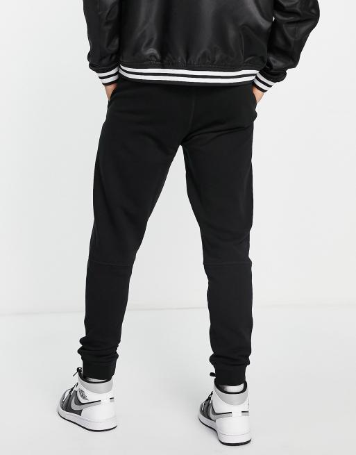 BOSS Sestart jersey joggers in black