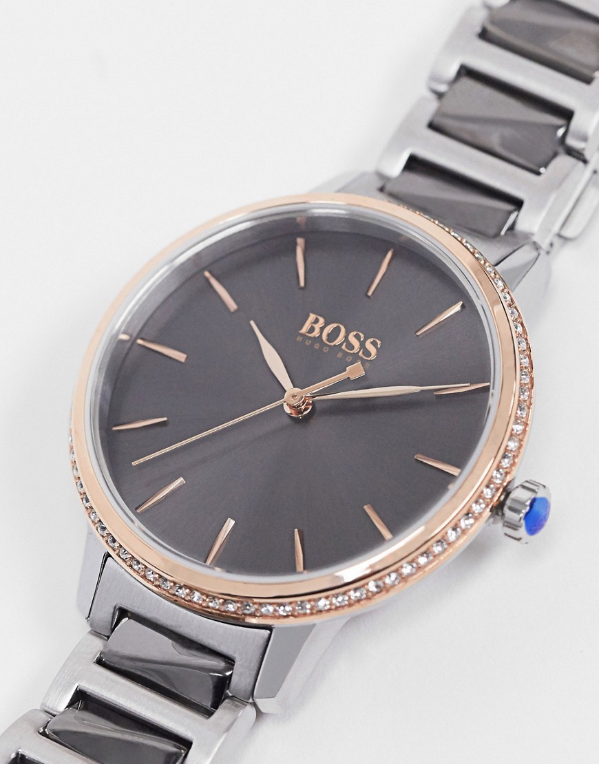 Boss signature bracelet watch 1502569-Grey