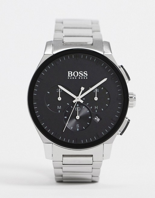 BOSS silver bracelet watch 1513762 | ASOS