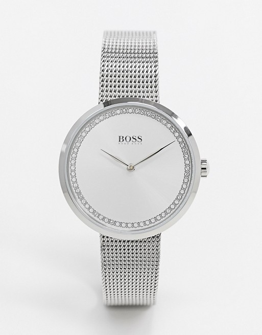 BOSS silver mesh watch 1502546