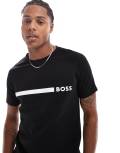 BOSS slim fit t-shirt in black