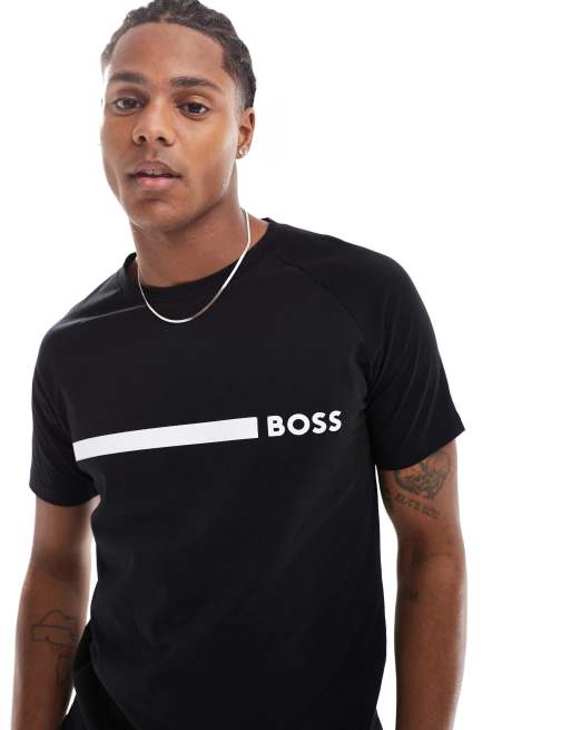 Boss slim fit t-shirt in black