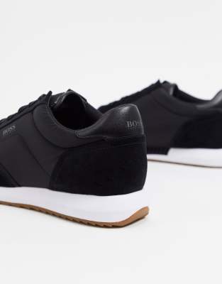 boss sonic trainers black