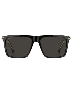 Boss square shaped sunglasses in black