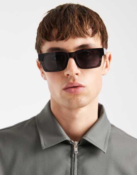 Boss  square sunglasses in grey - view 1