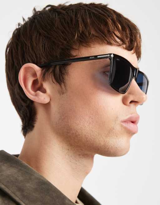  Boss  square sunglasses in grey, 3 of 3