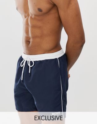 hugo boss swim shorts navy