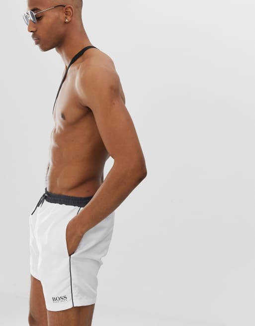 White boss hotsell swim shorts