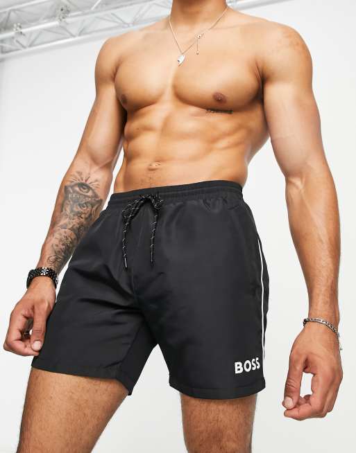 Boss swim shorts clearance sale