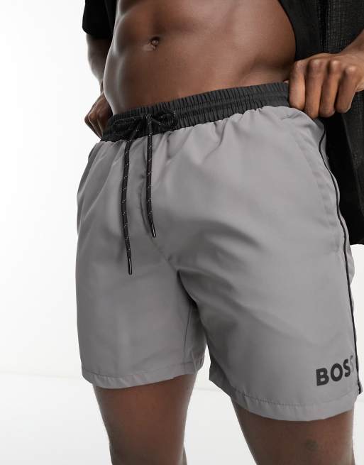 Boss starfish swim clearance shorts grey