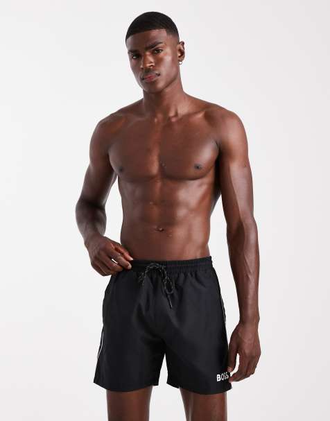 Boss starfish swimshort in black - view 1