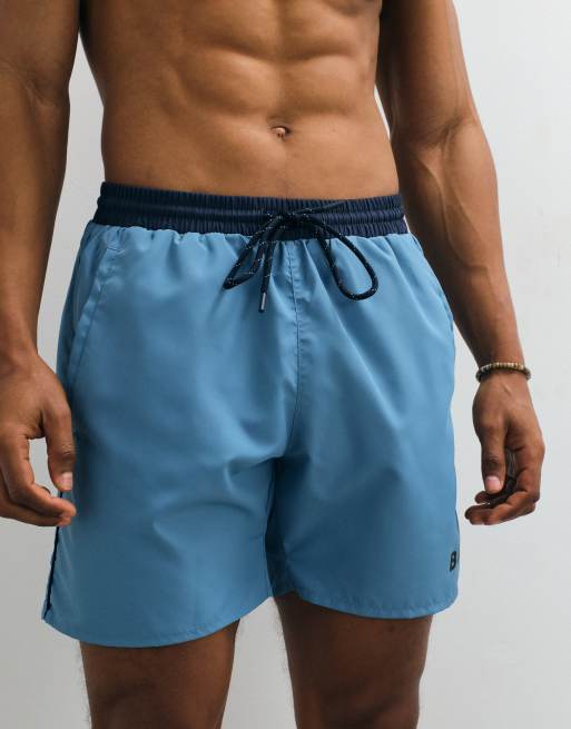 BOSS - Starfish - Zwemshort met logo in blauw, 2 van 5