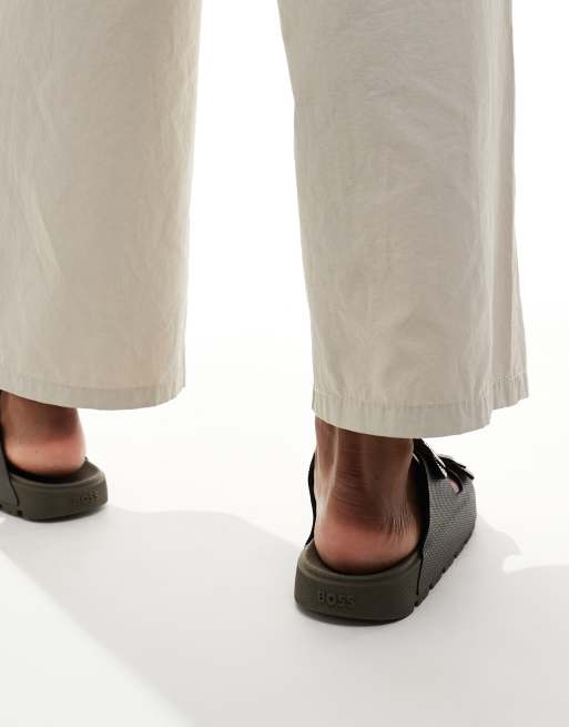 BOSS Surfley Dmpr 10240283 サンダル Amazon.com | BOSS Men's Surfley_Sand_dmpr_n Slide, Black 1
