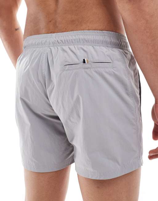 BOSS Swimwear - Octopus - Sølvfarvede badeshorts, 3 af 4