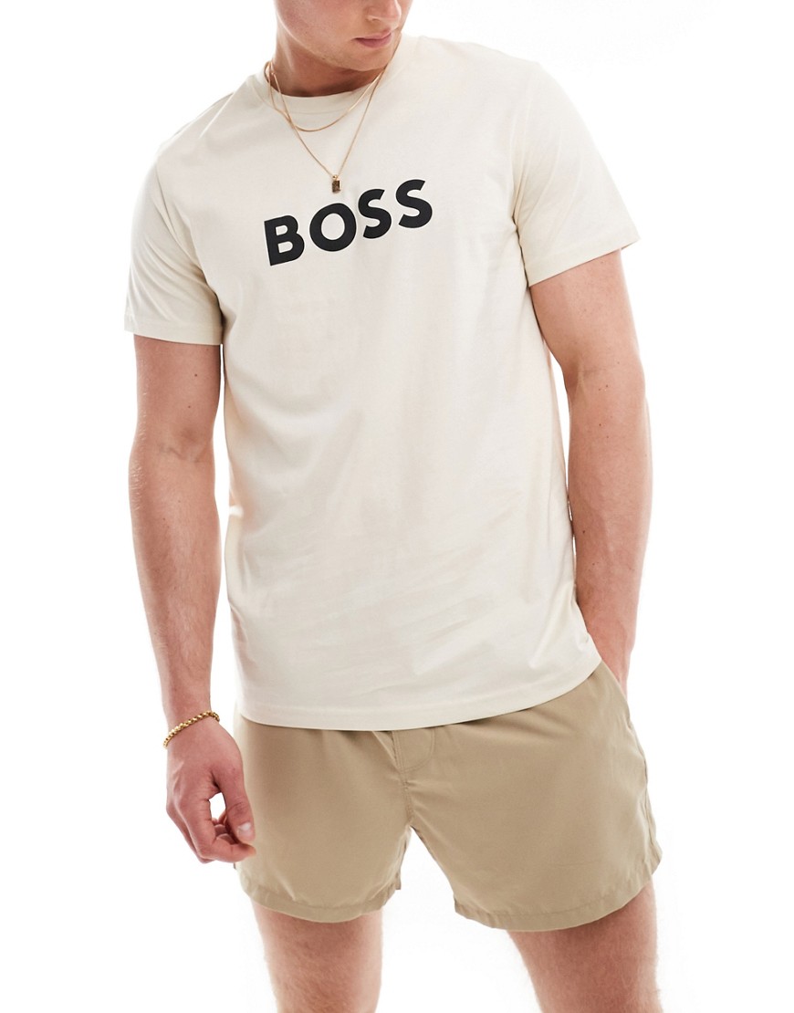 Boss T-shirt in white