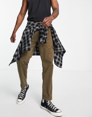 Boss taber cargo trousers in khaki - ASOS Price Checker