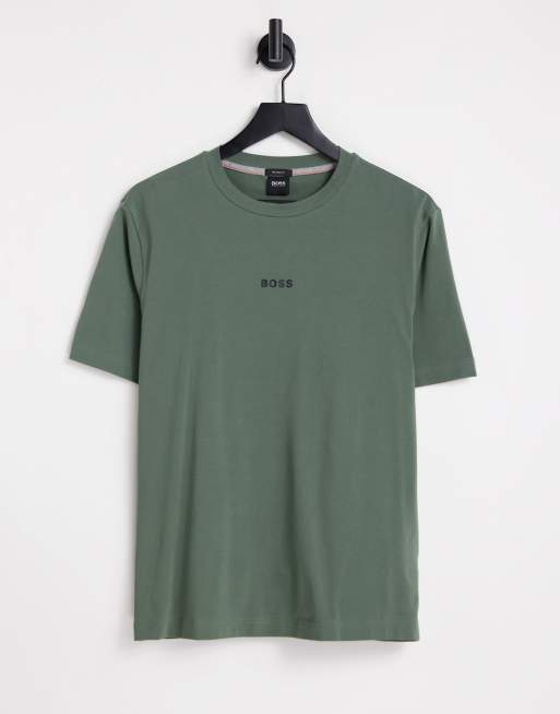 BOSS Tchup t-shirt in green | ASOS