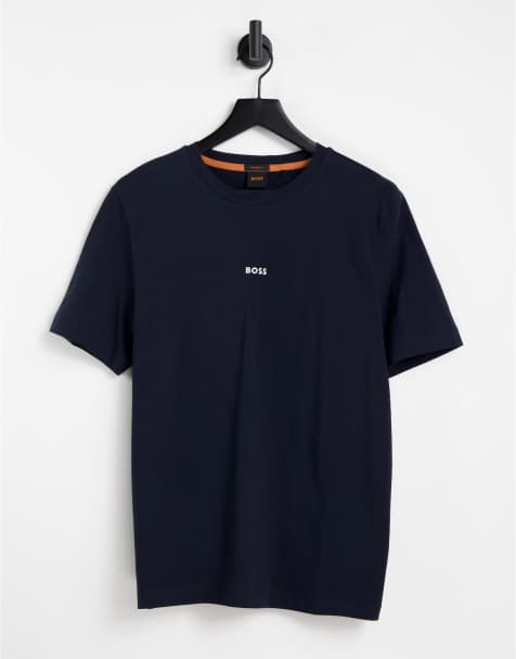 BOSS – Tchup – T-Shirt in Marineblau - view 1