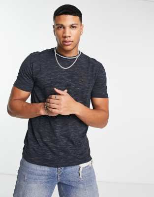 BOSS Orange BOSS Tebirch twin tip t-shirt in navy
