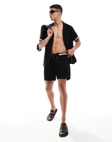 Boss Terry beach short in black - view 1