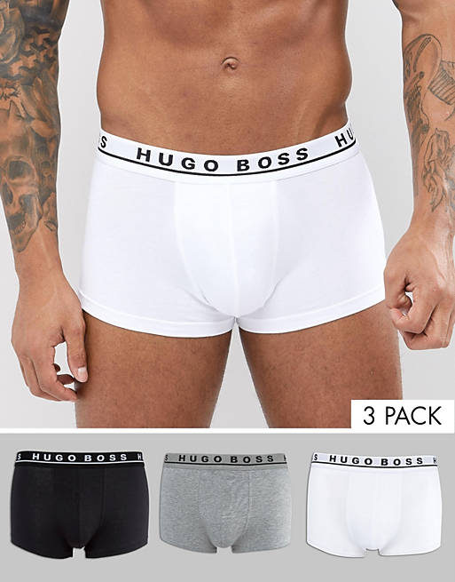 Men Underwear/BOSS trunks 3 pack in multi 