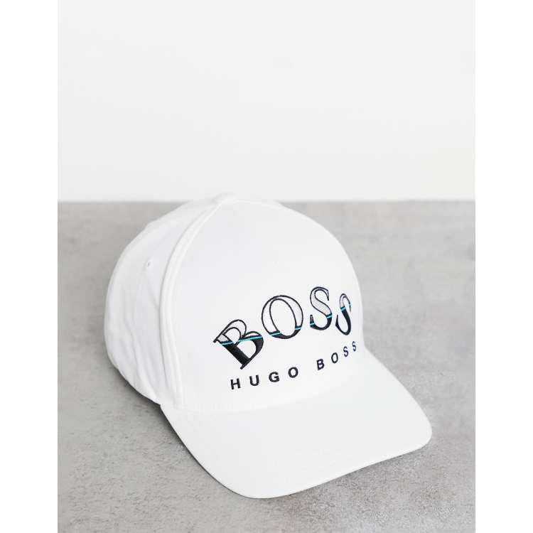 Hugo boss shop keps vit zalando